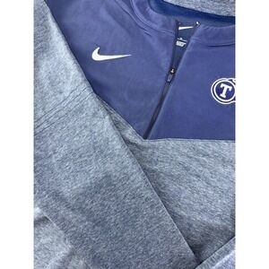 Nike Tennessee Titans Dri Fit Quarter Zip Pullover Blue Gray XL